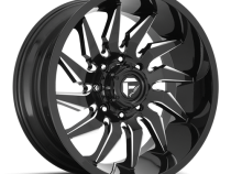Aluminum Wheels 22X10 Saber D744 5 On 127 Gloss Black Milled 71.5 Bore -18 Offset Fuel Off Road Wheels