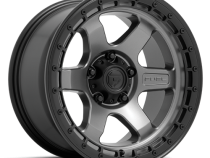 Aluminum Wheels 18X9 Block D752 5 On 127 Gunmetal Gray/Black Ring 71.5 Bore 1 Offset 6 Spoke Fuel Off Road Wheels