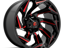 Aluminum Wheels 18X9 Reaction D755 5 On 114.3/5 On 127 Gloss Black Milled Red Tint 78.1 Bore 1 Offset Fuel Off Road Wheels