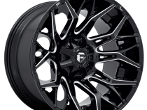 Aluminum Wheels 20X10 Twitch D769 5 On 114.3/5 On 127 Gloss Black/Milled 78 Bore -18 Offset Fuel Off Road Wheels
