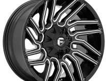 Aluminum Wheels 20X9 Typhoon D773 5 On 114.3/5 On 127 Gloss Black/Milled 78.1 Bore 1 Offset Fuel Off Road Wheels
