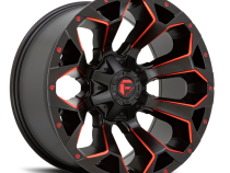 Aluminum Wheels 17X9 Assault D787 5 On 114.3/5 On 127 Matte Black Milled Red Tint 78.1 Bore 1 Offset Fuel Off Road Wheels