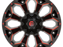 Aluminum Wheels 17X9 Assault D787 5 On 114.3/5 On 127 Matte Black Milled Red Tint 78.1 Bore 1 Offset Fuel Off Road Wheels