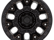 Aluminum Wheels 17X9 Traction D824 5 On 127 Matte Black Double Dark Tint 71.5 Bore 1 Offset Fuel Off Road Wheels