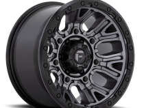 Aluminum Wheels 20X9 Traction D825 5 On 127 Gunmetal Gray/Black Ring 71.5 Bore 1 Offset Fuel Off Road Wheels