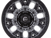 Aluminum Wheels 20X9 Traction D825 5 On 127 Gunmetal Gray/Black Ring 71.5 Bore 1 Offset Fuel Off Road Wheels