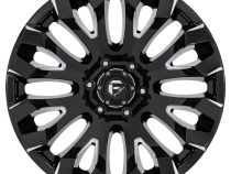Aluminum Wheels 18X9 Quake D828 5 On 114.3 Gloss Black Milled 72.56 Bore 1 Offset Fuel Off Road Wheels