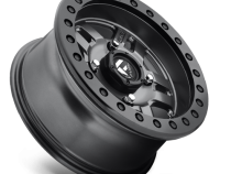 Aluminum Wheels 14X7 Anza UTV D918 4 On 136 Matt Anthracite Gray Beadlock 110.2 Bore 13 Offset 5 Spoke Fuel Off Road Wheels