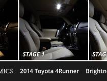 Interior LED Kit for 2010-2024 Toyota 4Runner, Cool White Stage 2 Diode Dynamics