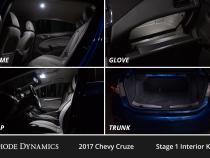 Interior LED Kit for 2011-2015 Chevrolet Cruze,  Cool White Stage 1 Diode Dynamics