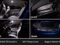 Interior LED Kit for 2011-2015 Chevrolet Cruze,  Cool White Stage 1 Diode Dynamics