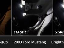 Interior LED Kit for 1994-2004 Ford Mustang, Cool White Stage 1 Diode Dynamics
