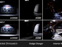 Interior LED Kit for 2006-2010 Dodge Charger, Cool White Stage 1 Diode Dynamics