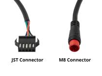 JST Female to M8 Male Adapters Pair Diode Dynamics