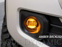 Elite Series Fog Lamps for 2012-2016 Toyota Prius C Pair Cool White 6000K Diode Dynamics