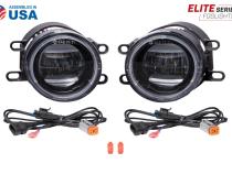 Elite Series Fog Lamps for 2012-2016 Toyota Prius C Pair Cool White 6000K Diode Dynamics