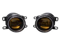 Elite Series Fog Lamps for 2012-2014 Toyota Prius Pair Yellow 3000K Diode Dynamics