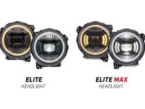 Elite Max LED Headlamps for 2018-Present Jeep JL Wrangler and 2020-Present Jeep Gladiator Diode Dynamics
