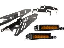 2017-2019 Ford Raptor SS Fog Kit SS 6.0 Inch Amber Wide Diode Dynamics