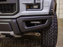 2017-2019 Ford Raptor SS Fog Kit 12.0 Inch Amber Wide Diode Dynamics