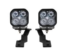 SS3 LED Ditch Light Kit for 2016-2021 Toyota Tacoma, Pro White Combo Diode Dynamics