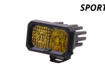 Stage Series 2 Inch LED Pod, Sport Yellow Fog Standard ABL Each