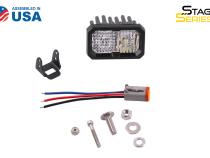 Stage Series 2 Inch LED Pod, Sport White Flood Standard RBL Each