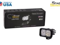 Stage Series 2 Inch LED Pod, Sport White Flood Standard RBL Each