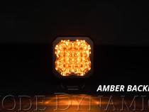 Stage Series C1 LED Pod Sport Yellow Wide Standard ABL Pair Diode Dynamics