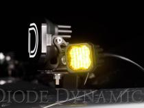 Stage Series C1 LED Pod Sport Yellow Wide Standard ABL Each Diode Dynamics