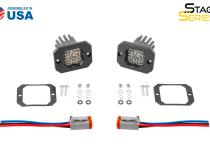 Stage Series C1 LED Pod Sport White Flood Flush ABL Pair Diode Dynamics