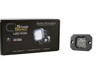 Stage Series C1 LED Pod Sport White Flood Flush RBL Each Diode Dynamics
