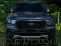 SS3 LED Ditch Light Kit for 2019-2021 Ford Ranger, Sport Yellow Combo Diode Dynamics