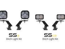 SS3 LED Ditch Light Kit for 2019-2021 Ford Ranger, Sport Yellow Combo Diode Dynamics