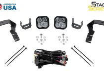 Stage Series 2in LED Ditch Light Kit for 2019-2021 Ford Ranger, Sport Yellow Combo