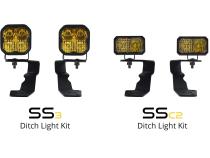 Stage Series 2in LED Ditch Light Kit for 2015-2021 Subaru WRX/STi, Sport Yellow Combo