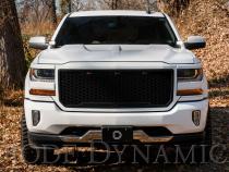 SS3 LED Ditch Light Kit for 2014-2019 Silverado/Sierra, Pro White Combo Diode Dynamics