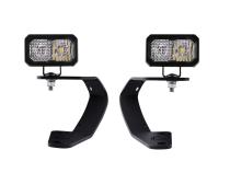 Stage Series 2in LED Ditch Light Kit for 2010-2021 Toyota 4Runner Sport White Combo Diode Dynamics