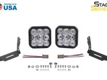 SS5 LED Pod Sport White Spot Pair Diode Dynamics