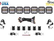 SS5 Sport Universal CrossLink 7-Pod Lightbar Yellow Combo Diode Dynamics