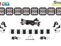 SS5 Sport Universal CrossLink 8-Pod Lightbar White Combo Diode Dynamics