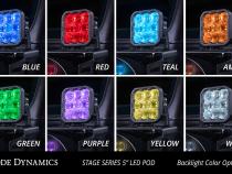 SS5 Sport Universal CrossLink 8-Pod Lightbar Yellow Combo Diode Dynamics