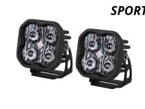 SS3 Sport ABL White SAE Fog Standard Pair Diode Dynamics