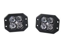 SS3 Sport ABL White SAE Driving Flush Pair Diode Dynamics