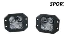 SS3 Sport ABL White SAE Fog Flush Pair Diode Dynamics