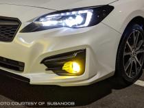 SS3 LED Fog Light Kit for 2015-2021 Subaru Impreza (w/ Eyesight Package) Yellow SAE Fog Sport w/ Backlight Diode Dynamics