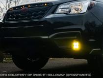 SS3 LED Fog Light Kit for 2014-2018 Subaru Forester White SAE Fog Pro w/ Backlight Diode Dynamics