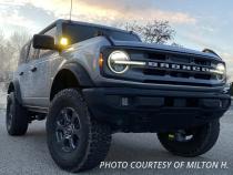 SS3 LED Fog Light Kit for 2021 Ford Bronco (w/ Standard Bumper) White SAE Fog Sport w/ Backlight Diode Dynamics