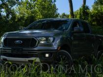 SS3 LED Fog Light Kit for 2019-2021 Ford Ranger White SAE Fog Pro w/ Backlight Diode Dynamics