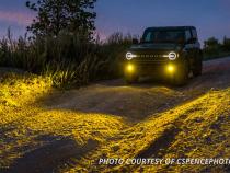SS3 LED Fog Light Kit for 2021 Ford Bronco (w/ Standard Bumper) White SAE Fog Pro w/ Backlight Diode Dynamics